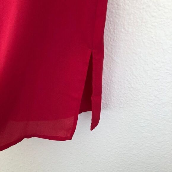 NWOT Trouve Choker Collar V-Neck Tank - Picture 6 of 8